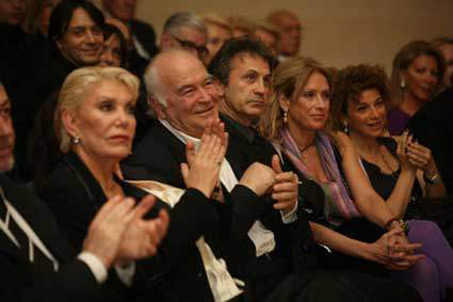 2008: Μαρινέλλα,ο Αρχιτέκτονας Μπάμπης Γονίδης,Γιώργος και Αννα Νταλάρα, Μαργαρίτα Μάτσα την ώρα της παρουσίασης